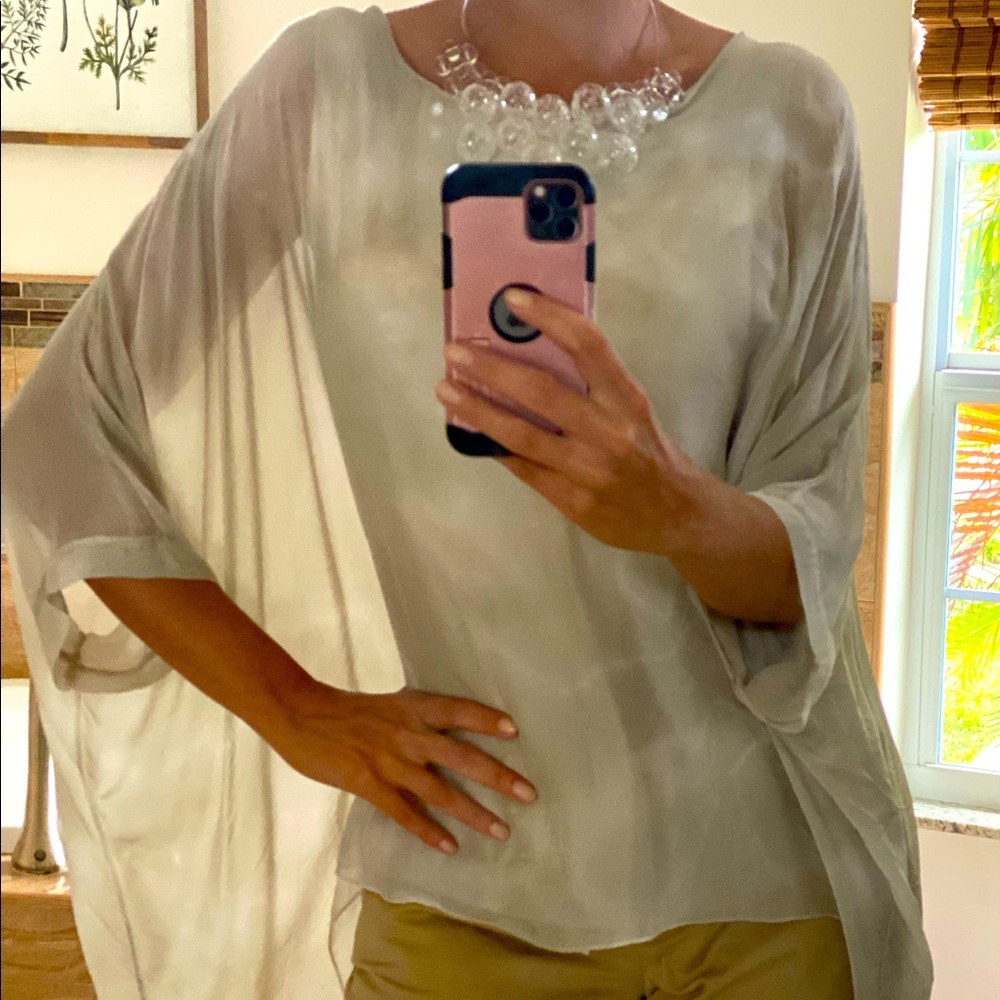 Saks fifth avenue silk tunic